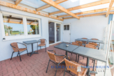 Fehmarn Hotel / Pension mit 19 Ferienwohnungen erweiterbar, Restaurant, Eventfläche - Überdachte Terrasse